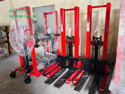 Xe nâng cao tay 2 tấn, xe nâng tay cao 1,6m 2 tấn - 5 tấn giá tốt