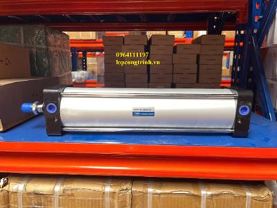 Xi lanh đẩy cửa xả trạm trộn SC100X350S